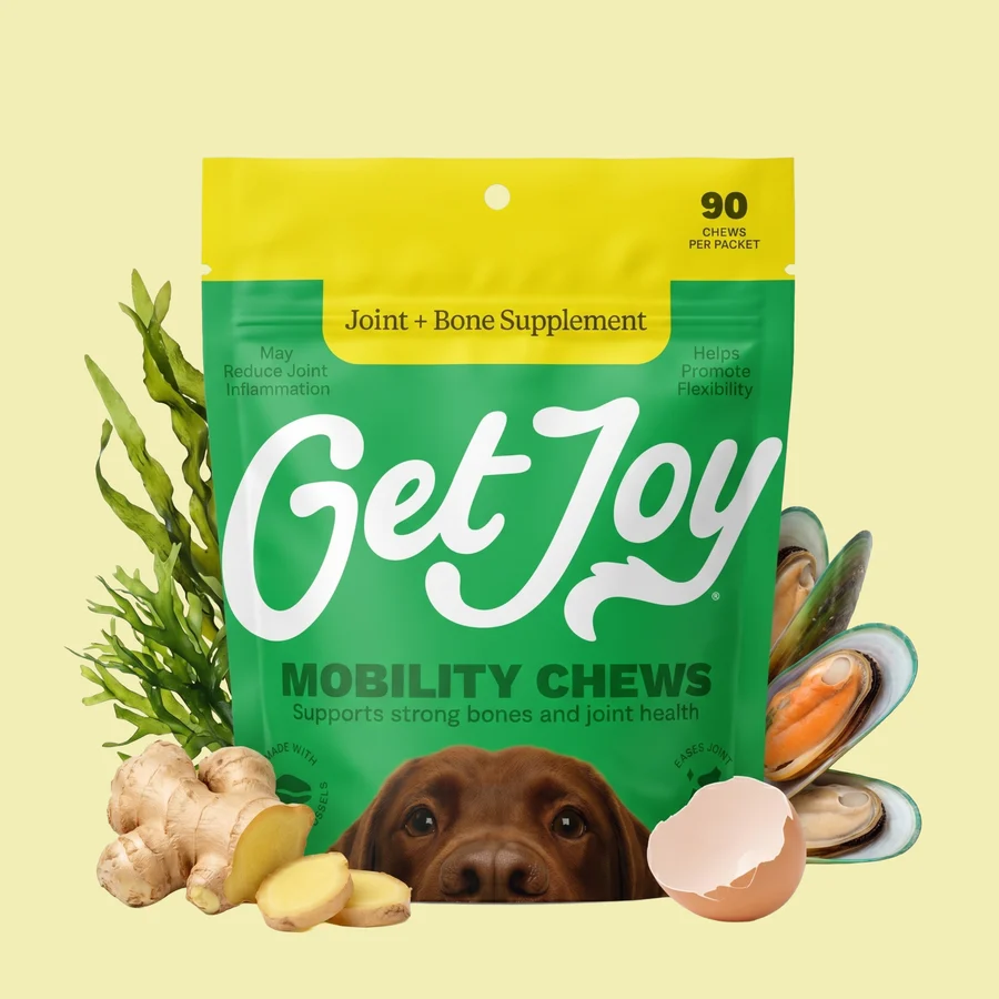 Get Joy Mobility Chews joint and bone supplement
