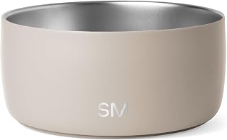 Simple Modern insulated stainless steel dog water bowl with double-wall design
