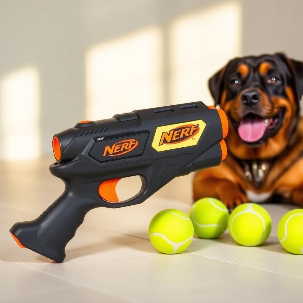 Nerf Dog Hands-Free Tennis Ball Blaster