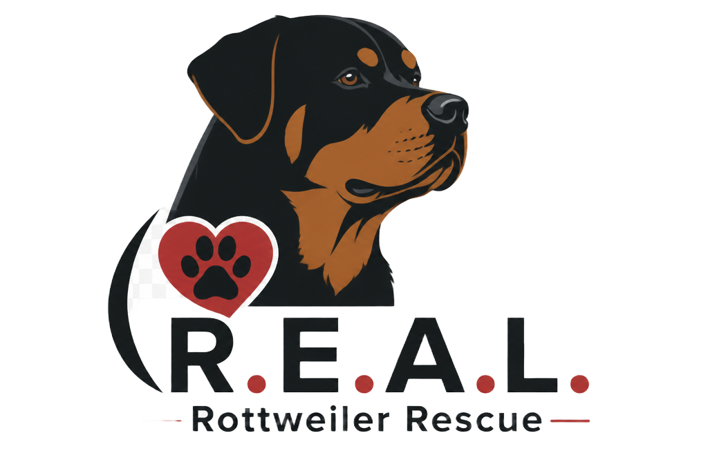 R.E.A.L. Rottweiler Rescue logo